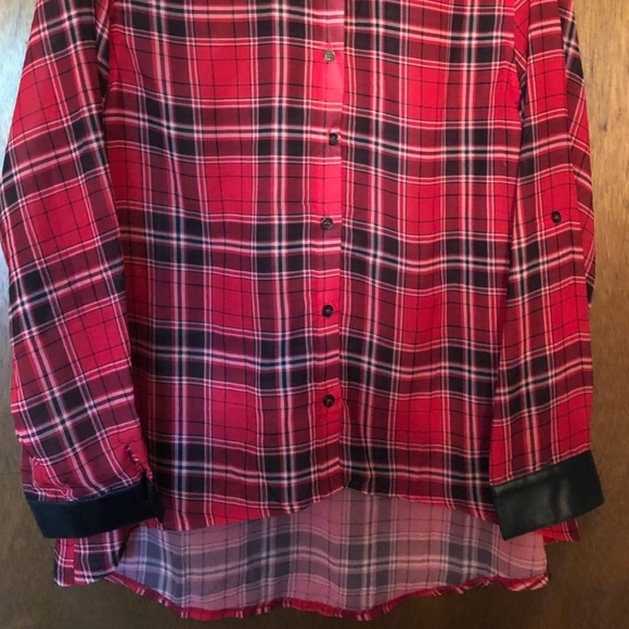 Pippalynn Plaid Button Down - Picture 2 of 5